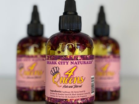 4 Queens Rose Hair & Skin Oil Hot on Sale