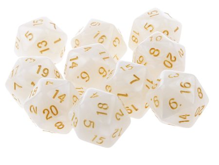 Maxbell 20 Sided Dice D10 Polyhedral Dice 10mm for Dungeons and Dragons MTG TRPG Toy Cheap