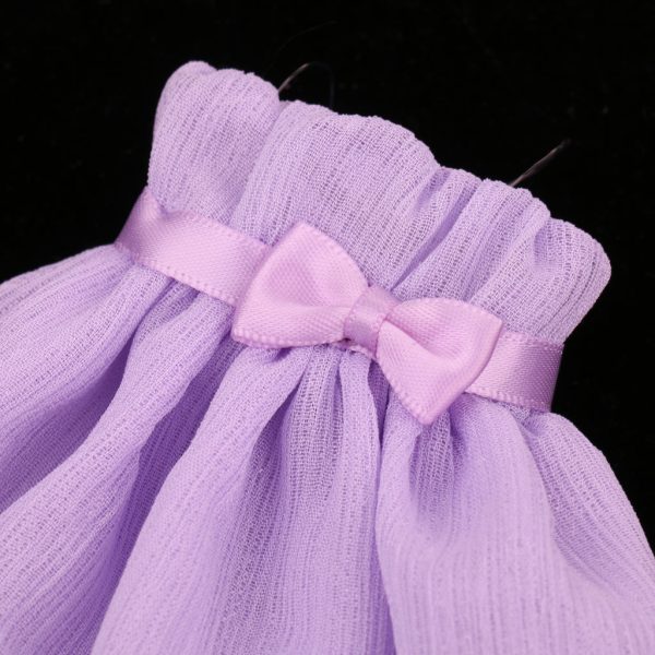 Maxbell 1 6 Scale Chiffon Strapless Dress Skirt for Blythe Azone Licca Doll purple For Sale